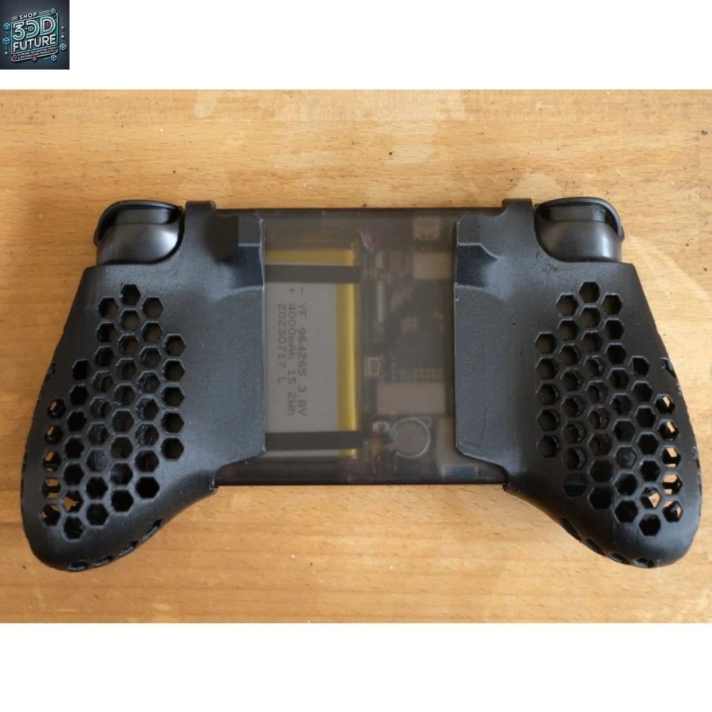 Bộ vỏ Grip cầm tay cho Retroid Pocket 2S dạng công thái học chơi game lâu không bị mỏi tay, in 3d ch