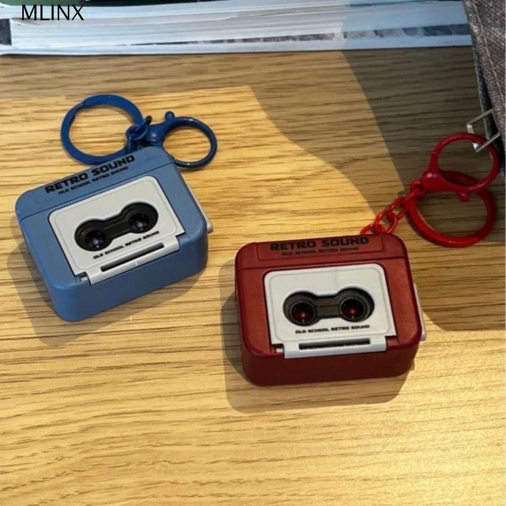 Móc Khóa Treo Tường MLINX, Kỷ Niệm Cassette Ghi Âm Móc Chìa Khóa Âm Nhạc, Hữu Ích Vintage Hộp Bảo Quản Mini Player Chìa Khóa Lưu Trữ Người Bạn Quà Tặng