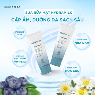 [DATE 2/2026]Sữa rửa mặt hữu cơ DottorPrimo Hydramilk 120ml dưỡng ẩm sâu làm sạch dịu nhẹ an toàn cho da nhạy cảm DP0012