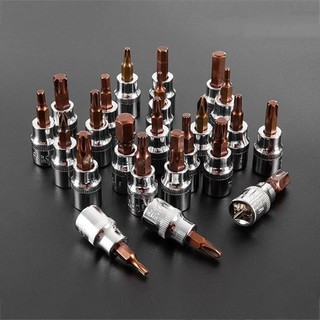 【Instock】Drive Bit Socket H3-H10 T10-T55 Socket Screwdriver Bit 1 Pc 3/8 Inch Durable