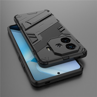 Tám Màu Cyberpunk Cho IQOO Z9 TURBO Z9S T3 PRO VIVO V30E Y03 Y28S Y18 Vỏ điện thoại hỗ trợ cơ học họa tiết kim loại Vỏ siêu rơi và chống va chạm