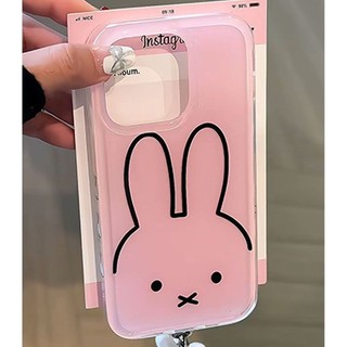 Ốp Điện Thoại Cho IPhone11 / 12ProMaxiPhone12Pro / 15Pro / 16ProDrop ProofiPhone13 / 14 ProMax Chống nhòe IPhone15ProMax / iPhone16ProMax Nền Đầu Thỏ