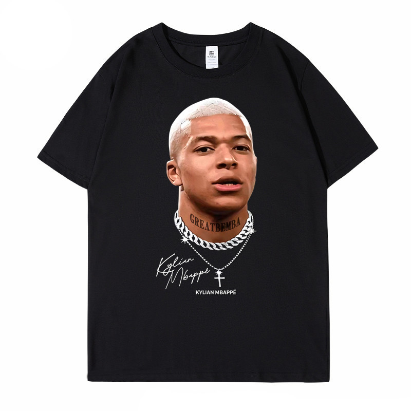 Áo thun ngắn tay Mbappe số 9 Real Madrid phong cách thể thao dành cho nam nữ