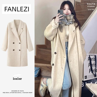  FANLEZI Áo Khoác hoodie áo khoác nữ zip hoodie cổ xưa Popular Phong cách trendy WWY24A027Q 41Z241009