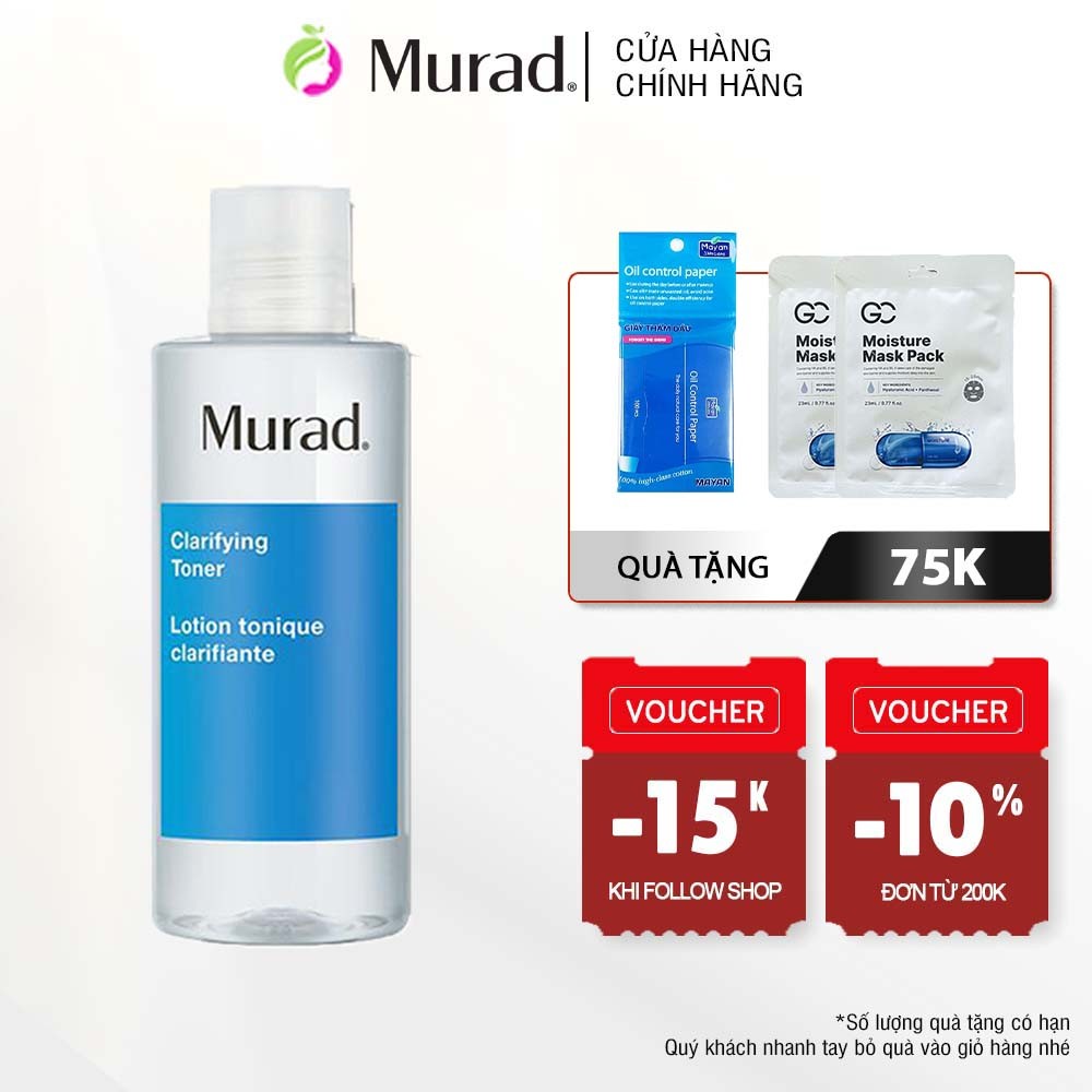 Nước cân bằng da Murad Clarifying Toner 180ml