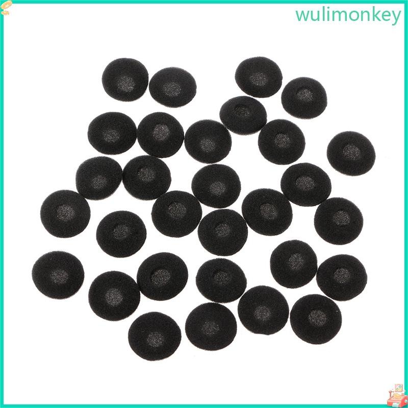 WU Đen Tai Nghe Earpads Có Cho Tai Nghe 15 Mm-20 Mm Tai Nghe Earmuffs Thay Thế Tai Nghe Cũ Thoải Mái