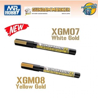   GSI Creos  Bút sơn mô hình cao cấp Gundam Marker EX White Gold  XGM07  và Yellow Gold  XGM08  