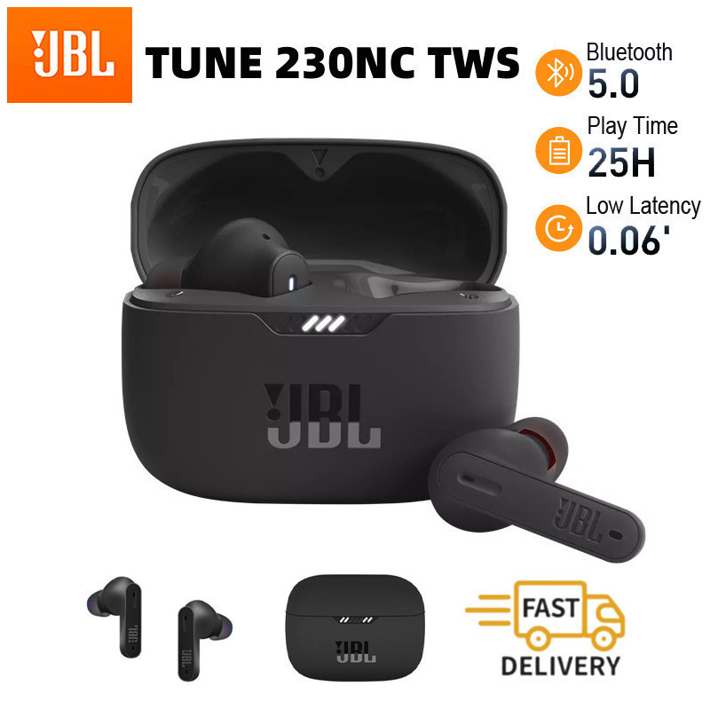 Tai nghe Bluetooth JBL Tune 230NCTWS có Mic Tai nghe không dây âm thanh nổi HIFI Tai nghe nhạc cảm ứng thông minh Tai nghe thể thao ngoài trời Burstod | BigBuy360 - bigbuy360.vn