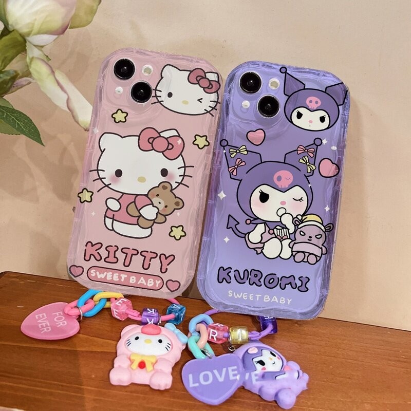 Kuromi Shell Cho Xiaomi POCO F3 F4 X3 X4 F7 M7 Pro NFC F7 Ultra M3 M4 M6 Pro 5G X4 X3 GT 11 Ốp Điện 