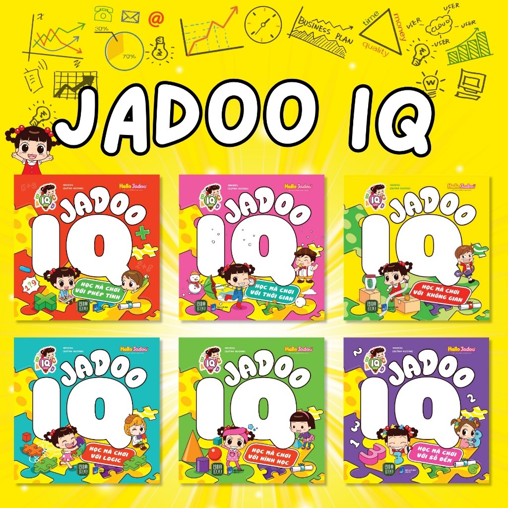 Sách - Combo 6 cuốn Jadoo IQ
