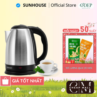 Ấm siêu tốc Inox 1.8L Sunhouse Happy Time HTD1081 - CHEAP CMO