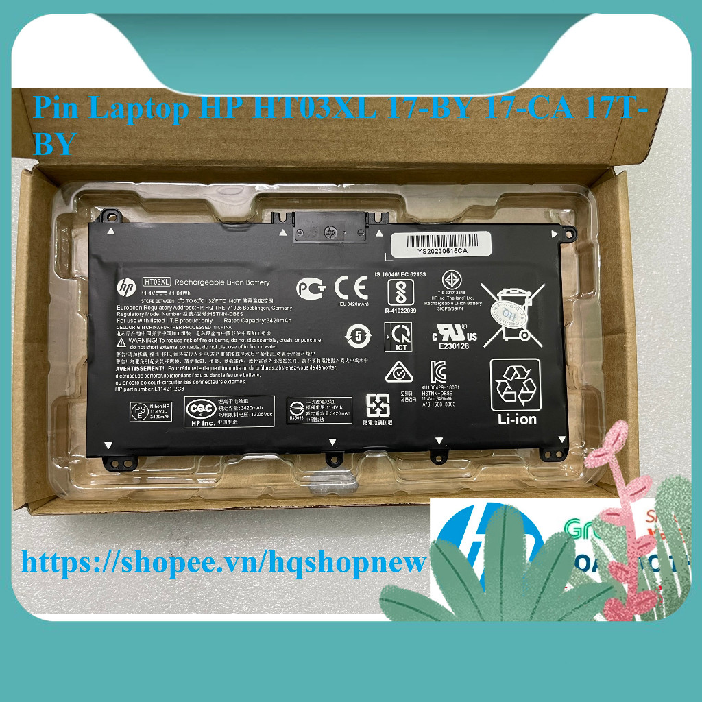 ⚡️[Pin zin] Pin  HP HT03XL 17-BY 17-CA 17T-BY