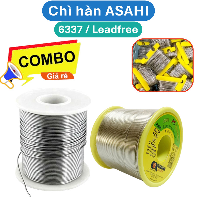 [DEAL GIÁ TỐT] (5 mét) Chì hàn dây Asahi 6337 / Leadfree