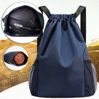 Túi bóng rổ màu đen đôi vai cổ điển Thể thao ngoài trời Sử dụng bóng rổ Túi lưu trữ đa chức năng