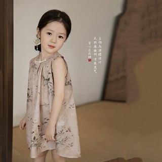 Đầm bé gái mùa hè thời trang mới phong cách trung hoa váy phong cách trung hoa bé gái rời đầm công chúa 5