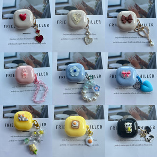 Diy Tai Nghe Dành Cho Samsung Galaxy Buds Live Buds Pro Buds2 Vỏ Tai Nghe Bảo Vệ Cho Samsuing Buds FE Có Móc Khóa