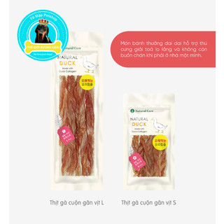 NATURAL CORE SNACK THỊT CUỘN GÂN VỊT CHO CHÓ