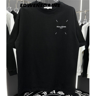 Xu Hướng Cổ Điển M666on Cặp Đôi Thời Trang Cotton Áo Phông Nhập Khẩu In Bọt Thể Thao Áo Tay Ngắn Plus Kích Thước Unisex