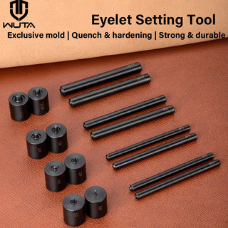 Wuta Chuyên Nghiệp Khoen Setter Grommet Dụng Cụ Lắp Đặt Khoen Khuôn Dụng Cụ Da Thủ Công Handmade Dụng Cụ Cố Định Phụ Kiện