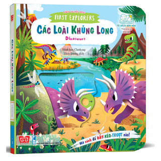Sách - Sách Chuyển Động - First Explorers - Dinosaurs - Các Loài Khủng Long