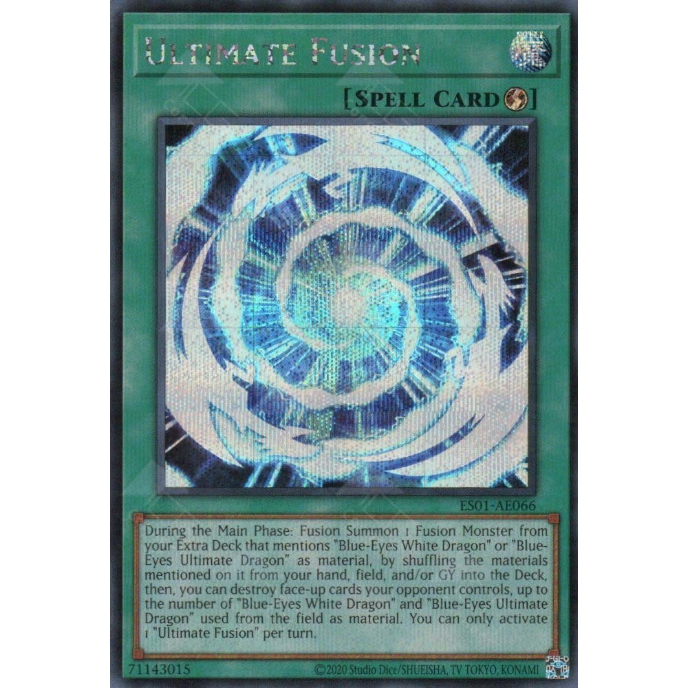 [ Bài Yugioh Chính Hãng ] ES01-AE066 Ultimate Fusion