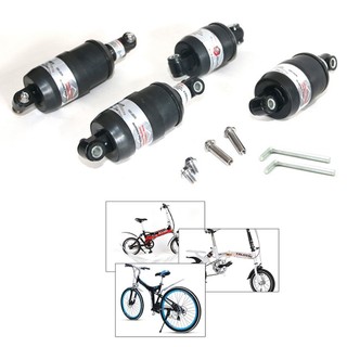 Giảm xóc lò xo giảm xóc phía sau xe đạp leo núi màu đen cho MTB