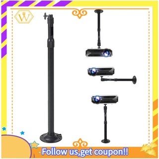 [W] Máy chiếu đa năng gắn trần Máy chiếu treo tường Máy chiếu treo tường Máy chiếu 360° Giá đỡ máy chiếu xoay được, M6