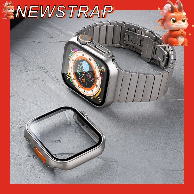 Thay đổi sang Ultra cho apple Watch 44mm 40mm 45mm 41mm Vỏ bảo vệ PC Ốp lưng cho apple Watch 9 8 7 6