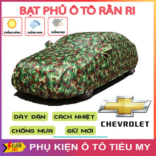 Bạt Phủ Xe Ô Tô Vải Dù Rằn Ri CHEVROLET Spark, Colorado, Trailblaze, Aveo, Cruze, Orlando, Captiva..