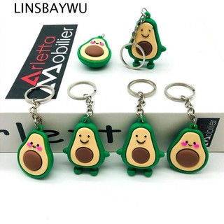 Móc khoá cặp đôi hình quả bơ xinh xắn dễ thương