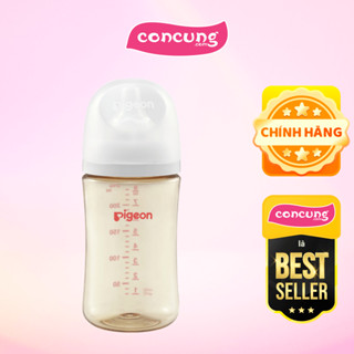 Bình sữa Pigeon Softouch PPSU Plus WN3 240 ml (M)