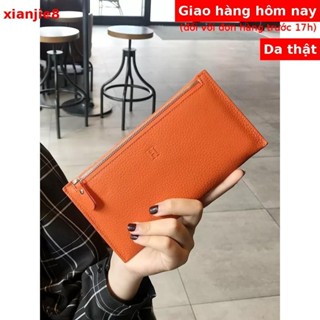  Ví da bò Ví dài nữ siêu mỏng Ví ly hợp bán chạy Thiết kế thích hợp Tinh tế 