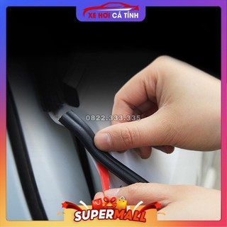 Gioăng cửa ô tô, Ron cao su chống ồn chống bụi chống va đập cho cửa xe hơi chữ D ( Ron cao su 3M)_Giá bán trên 1m