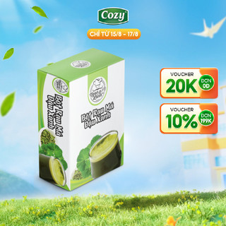 Bột rau má đậu xanh cozy 170gr thơm ngon, mát lành tự nhiên