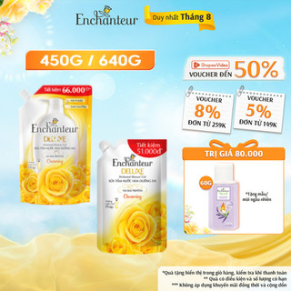 [MỚI] Túi Sữa tắm hương nước hoa Enchanteur Charming/Sensation 450g / 640g