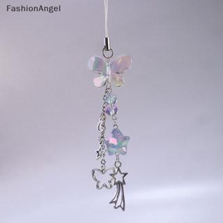 Fashionangel Original Blue Y2K Dễ Thương Ngôi Sao Bướm Dây Xích Điện Thoại Chống Mất Quyến Rũ Dây Móc Khóa Dây Mặt Dây Chuyền INS Túi Trang Trí Máy Ảnh TH