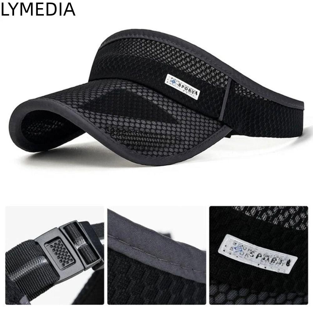 LYMEDIA bóng chày LYMEDIA, Mũ chống nắng lưới chống tia cực tím, Mũ Tennis rỗng nhẹ thoáng khí di độ