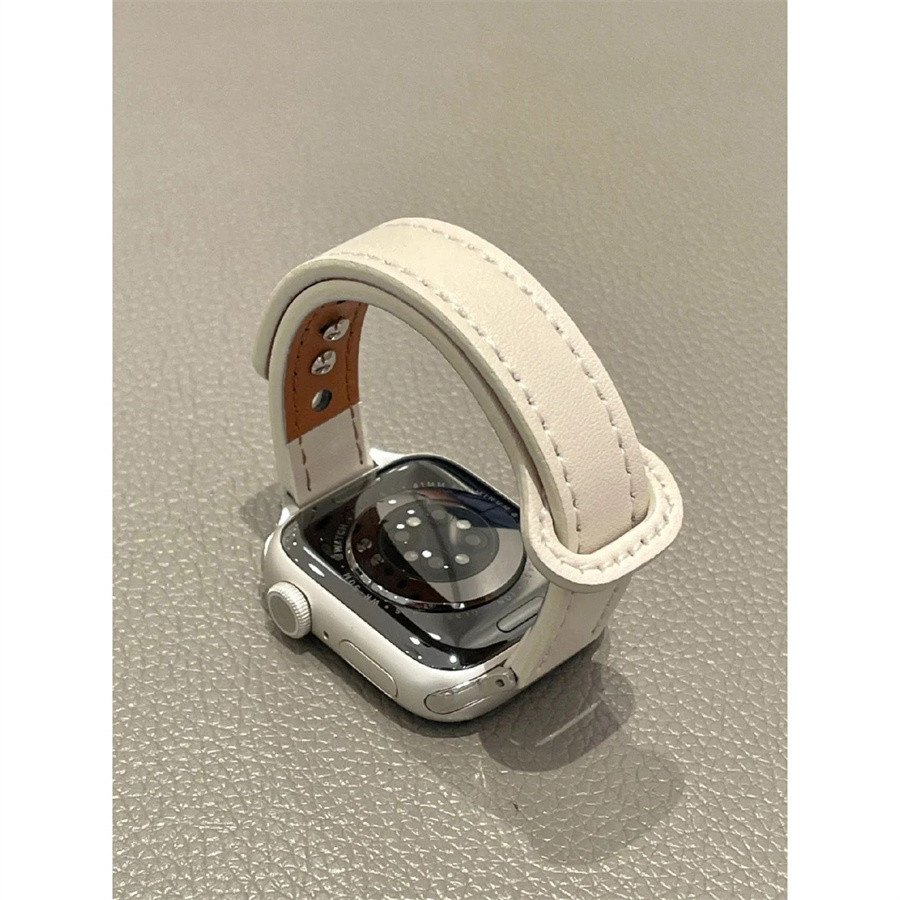 Dây đeo đồng hồ nữ bằng da Silm cho Apple Watch