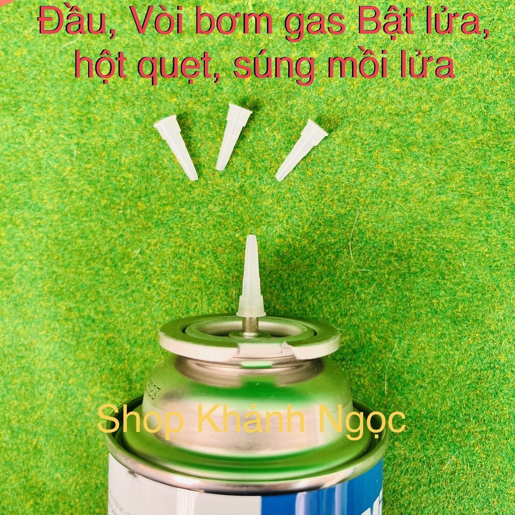 20 Đầu bơm gas bật lửa, bơm gas hột quẹt, gas bơm bật lửa,đầu bơm gas cho bật lửa bằng bình gas mini