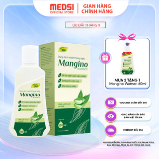 Dung dịch vệ sinh phụ nữ MANGINO WOMEN tươi mát dịu nhẹ, kháng khuẩn ngừa viêm chai 120ml