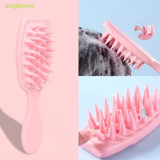 Aart Tay Cầm Dài Túi Khí Dầu Gội Lược Massage Đầu Da Đầu Lược Kinh Tuyến Bàn Chải Massage Hộ Gia Đình Bàn Chải Chà Phụ Kiện VN