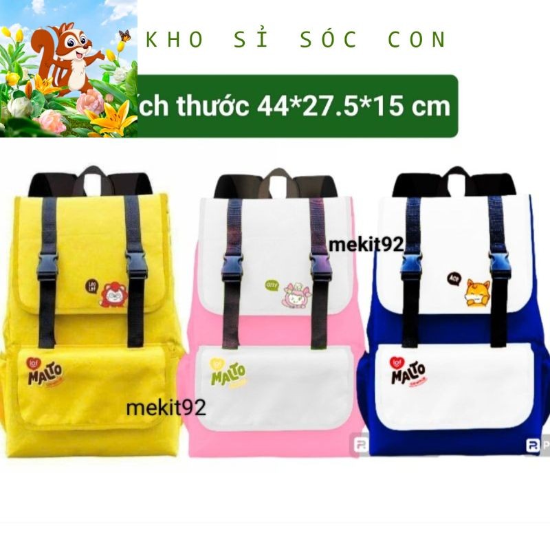 balo Malto đi học cho bé 44*27,5*15 cm - Cặp đi học Malto cho bé - Cặp da Malto đi học soc.con92 soc