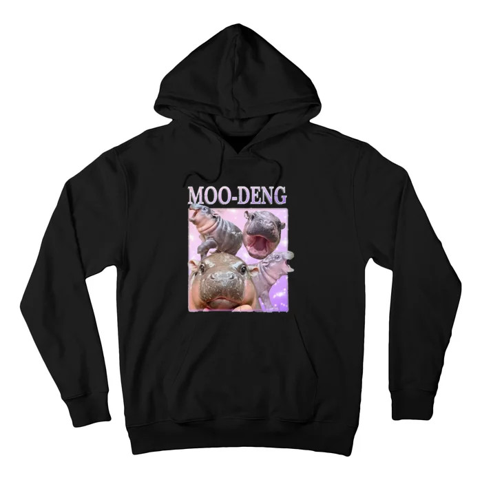 Moodeng The Famous Baby Pigmy Hippo Moodeng Áo Hoodie