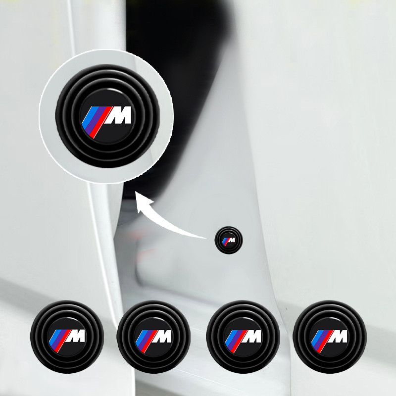 4 Miếng Lót Bảo Vệ Chống Va Chạm Cửa Ô Tô Cho Xe BMW M X1 X3 X5 X6 X7 E34 E36 E39 E46 F10 F20 Z4 Hiệ