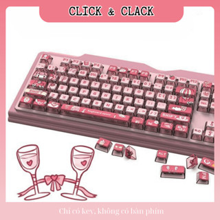  Keycap pudding Cute Girl xuyên led chân keycap - ASA Profile - PBT 116 Phím 