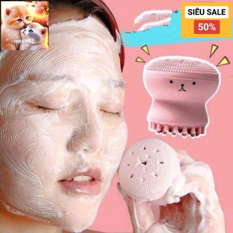 Cọ rửa mặt bạch tuột - cọ rửa mặt bạch tuộc