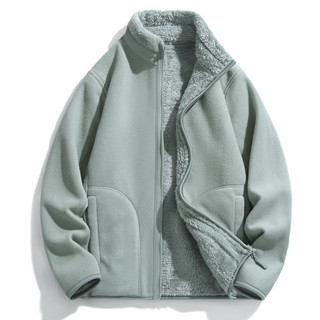 Áo khoác nữ màu trơn chống gió ấm áp có lông cừu, áo khoác dày mềm mại và thoải mái