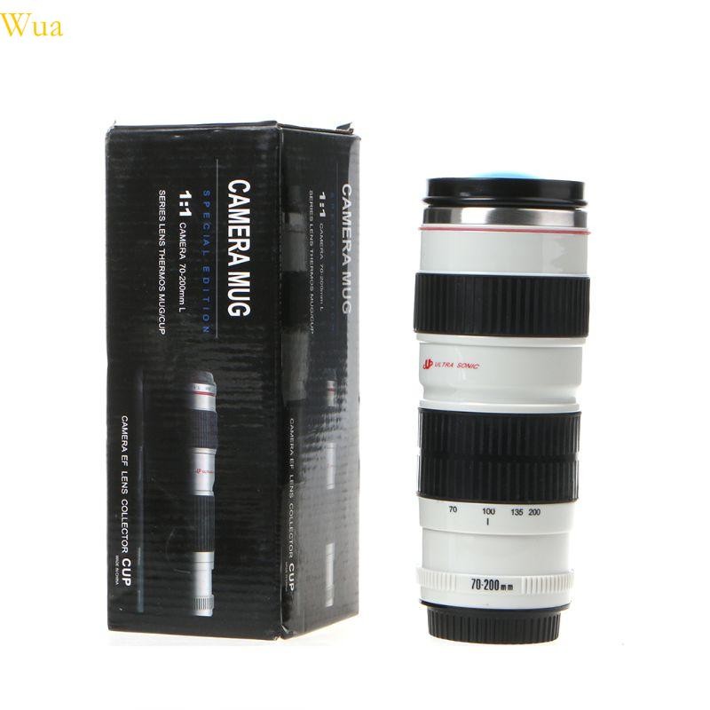 Portable Camera Lens Shaped  EF 70-200mm Drink Mug Coffee Cup 400ML