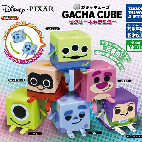 New Product#Duomei TOMY Japanese Genuine Capsule Toy Toy Story Q Block Man Three-Eyed Buzz Lightyear