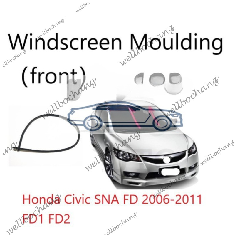 Cao su kính chắn gió cho HONDA CIVIC 2006 2007 2008 2009 2010 2011 SNA FD FD1 1.8 FD2 2.0 FD1 FD2 FD